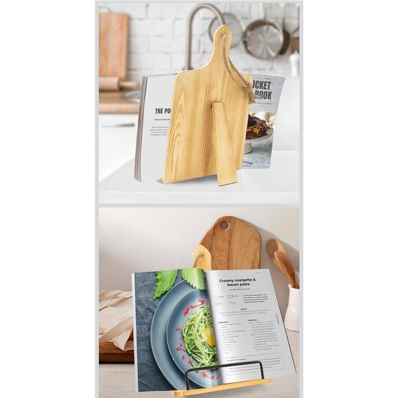 Nana Gifts, Foldable Wooden Cookbook Stand for Grandma, Unique Recipe Stand READ - Picture 14 of 14